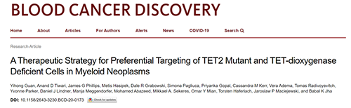 研究者形貌了一种新型靶向抗癌药物，这种药物可能会有用地治疗某些常见的白血病。