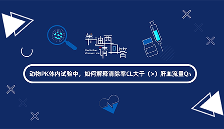 动物PK体内试验中，怎样诠释扫除率CL大于肝血流量Qh