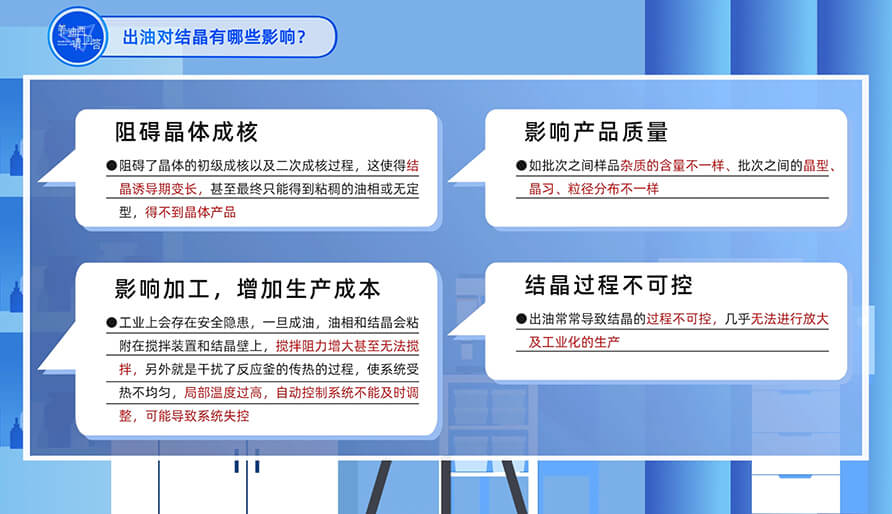 出油对结晶有哪些影响？